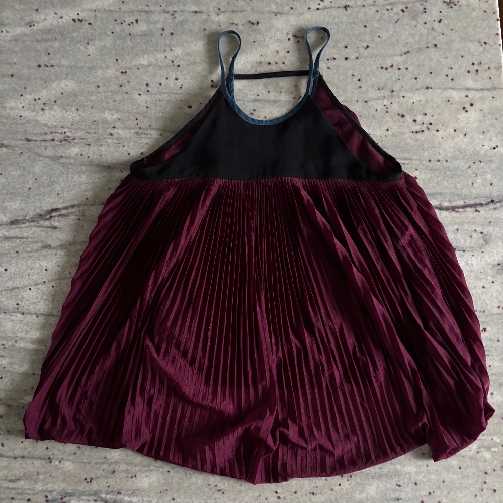 Cooperative Women's Maroon Sleeveless Blouse - Size S